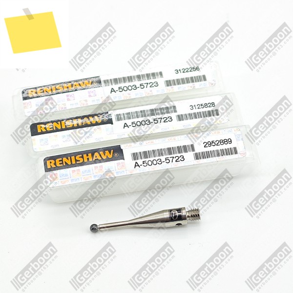 Renishaw A-5003-5723 M3 실리콘 질화물 볼 스타일러스, 스테인리스 스틸 스템 L 21mm EWL 9.6mm, 4-8WEEKS 제품 이미지