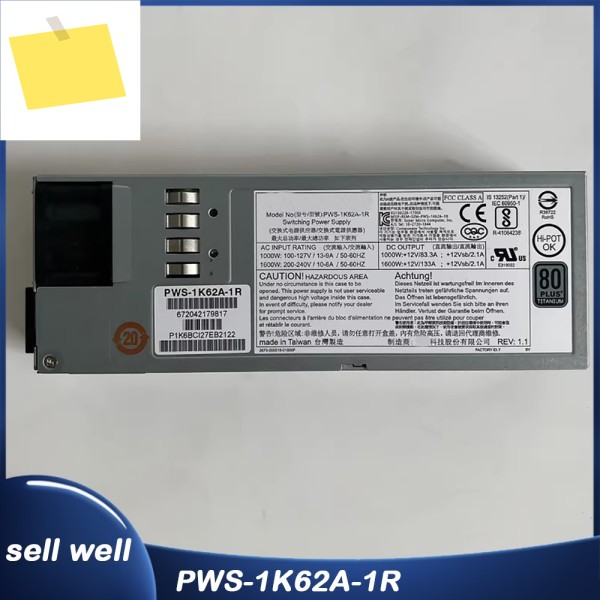 1400w 서버 전원 공급 장치 PWS-1K62A-1R 제품 이미지