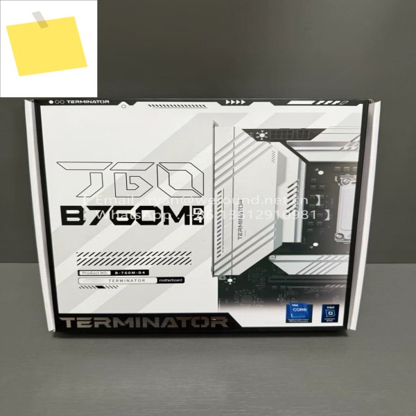마더보드, 터미네이터 B760M D4 WiFi, ICE AX211, D5 WIFI 제품 이미지