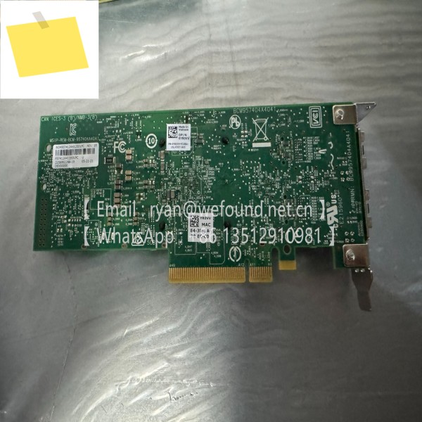 Broadcom 57412 듀얼 포트 10Gb, SFP+, Dell EMC PowerEdge R440, R7415용으로 설계된 PCIe 어댑터 제품 이미지