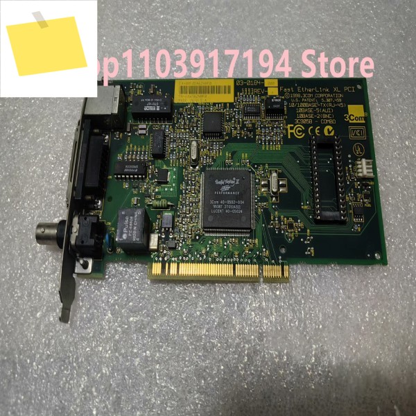 03-0184-000 REV-A FAST ETHERLINK XL PCI RJ-45 AUI BNC 제품 이미지