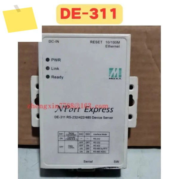 중고 직렬 포트 서버 DE-311 DE 정상 기능 테스트 완료 제품 이미지
