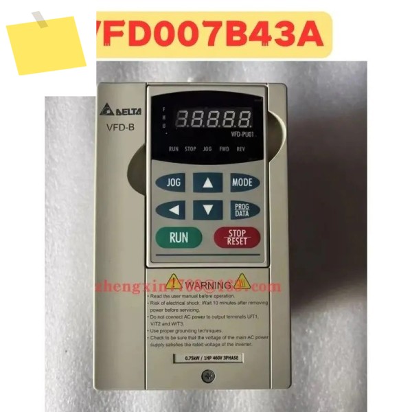 중고 주파수 변환기 VFD007B43A 정상 기능 테스트 완료 제품 이미지