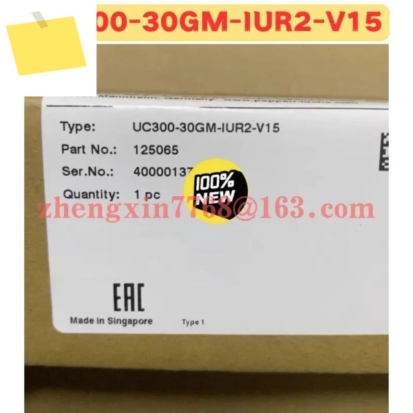 신품 오리지널 UC300-30GM-IUR2-V15 UC300 30GM IUR2 V15 초음파 센서 제품 이미지