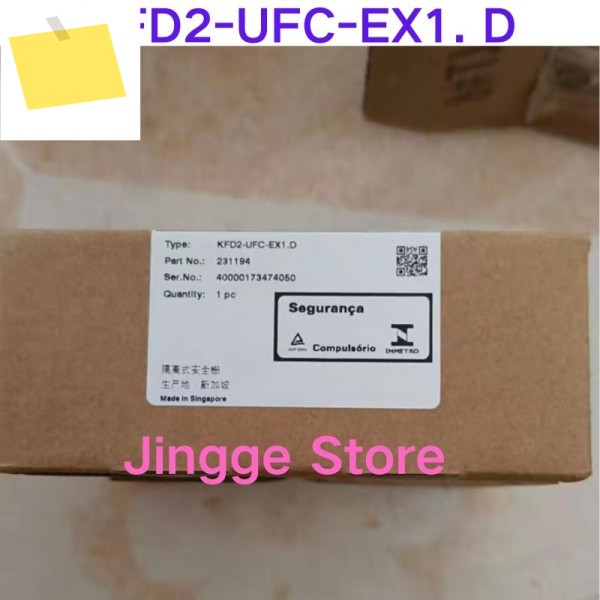 신품 안전 릴레이 장벽 KFD2-UFC-EX1. D 제품 이미지