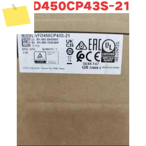 신품 원본 VFD450CP43S-21 21 인버터 45KW 제품 이미지