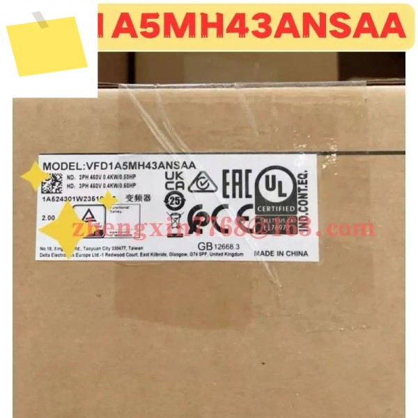 신품 오리지널 VFD1A5MH43ANSAA 주파수 변환기 제품 이미지