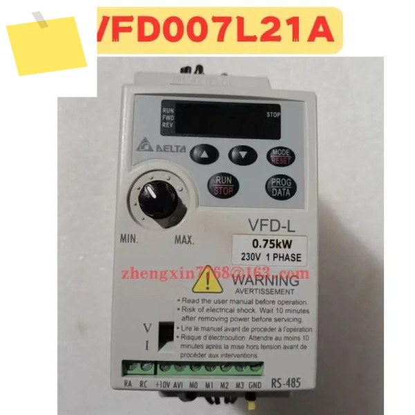 중고 주파수 변환기 VFD007L21A 정상 기능 테스트 완료 제품 이미지