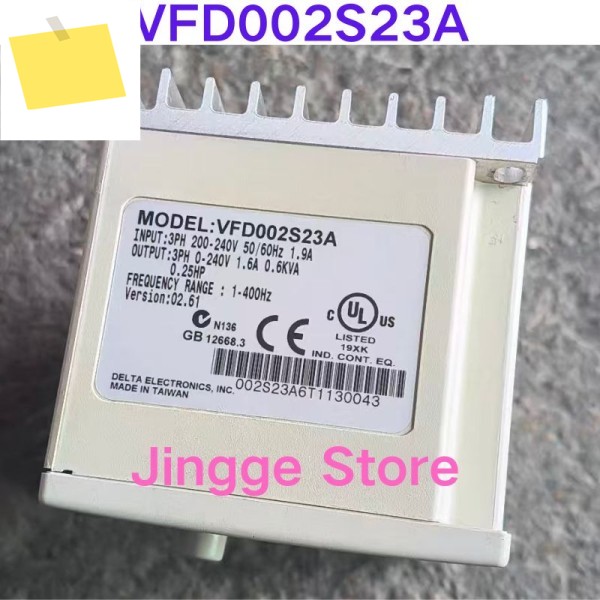 중고 테스트 완료 VFD002S23A 0.2KW 주파수 변환기 제품 이미지