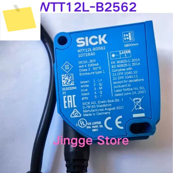 중고 테스트 완료 레이저 센서 WTT12L-B2562 제품 이미지