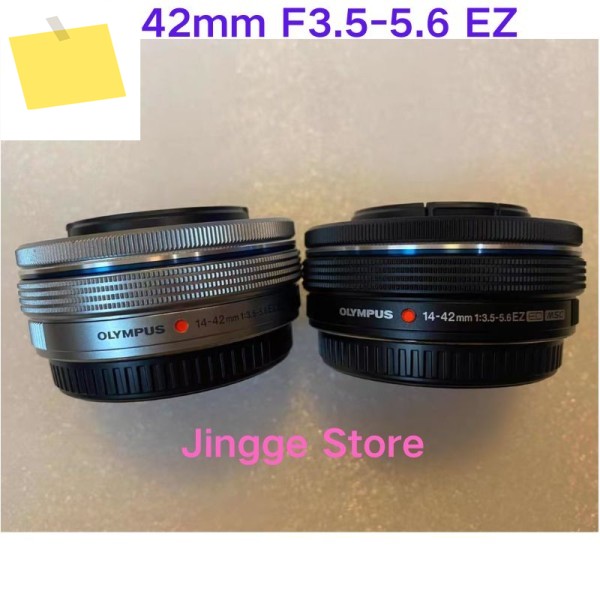 중고 테스트 완료, 14-42mm F3.5-5.6 EZ 전동 비스킷 렌즈, 약간 회색, 사용에 영향을 주지 않습니다. 제품 이미지