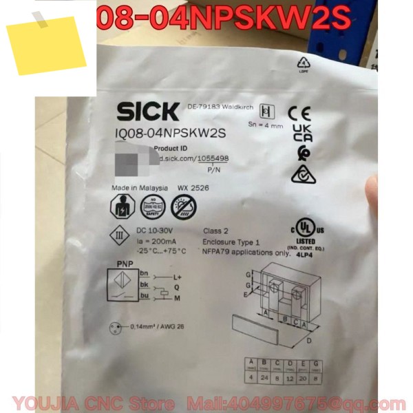 중고 센서 IQ08-04NPSKW2S는 상태입니다. 최신 제품 이미지