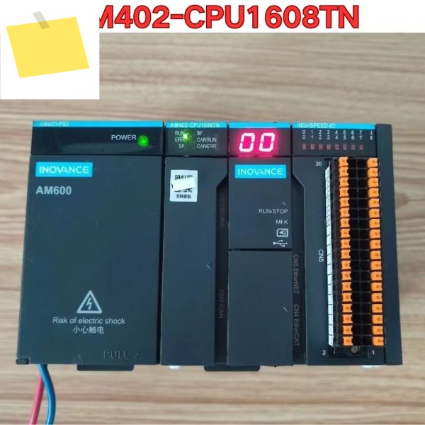 중고 PLC 제어 모듈 AM402-CPU1608TN 기능 테스트는 정상입니다. 최신 제품 이미지
