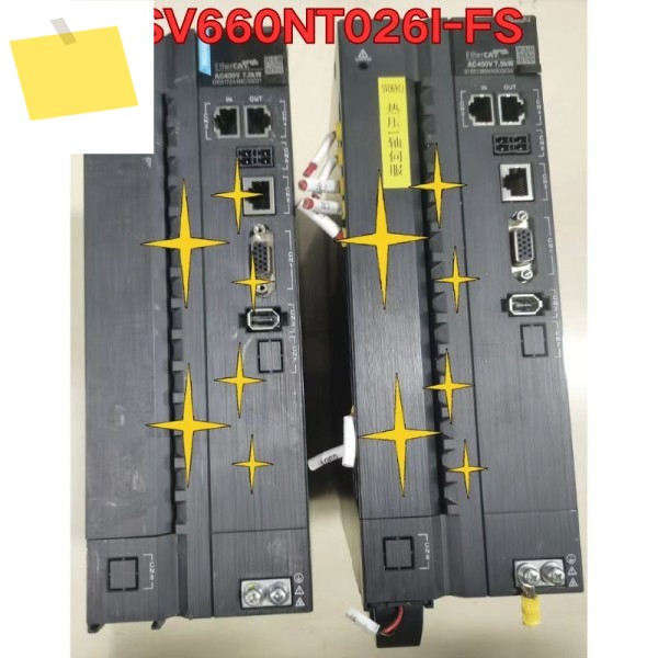 중고 SV660NT026I-FS 서보 드라이브, 작동 상태 양호, 2025년 8월 제품 이미지