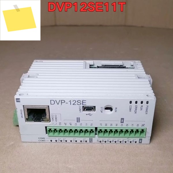 중고 PLC 모듈 DVP12SE11T 기능 테스트는 정상입니다. 최신 제품 이미지