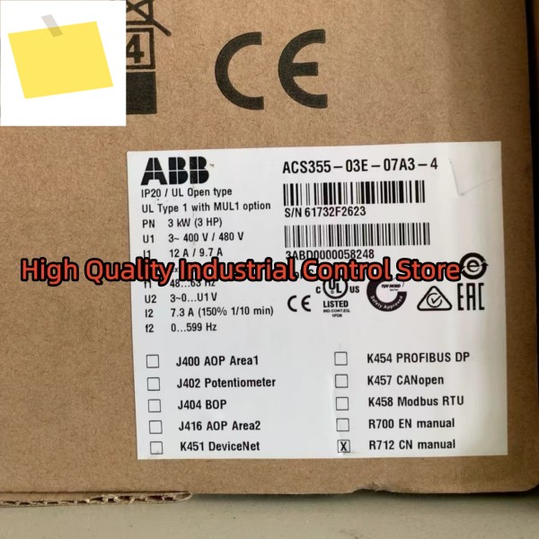 ACS355-03E-07A3-4 주파수 변환기 100% 새 제품 제품 이미지