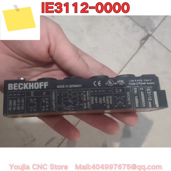 중고 PLC 모듈 IE3112-0000 기능 테스트는 정상입니다. 2025년 9월 제품 이미지