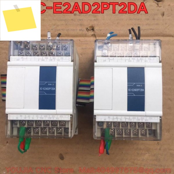 중고 PLC 모듈 XC-E2AD2PT2DA 기능 테스트는 정상입니다. 최신 제품 이미지