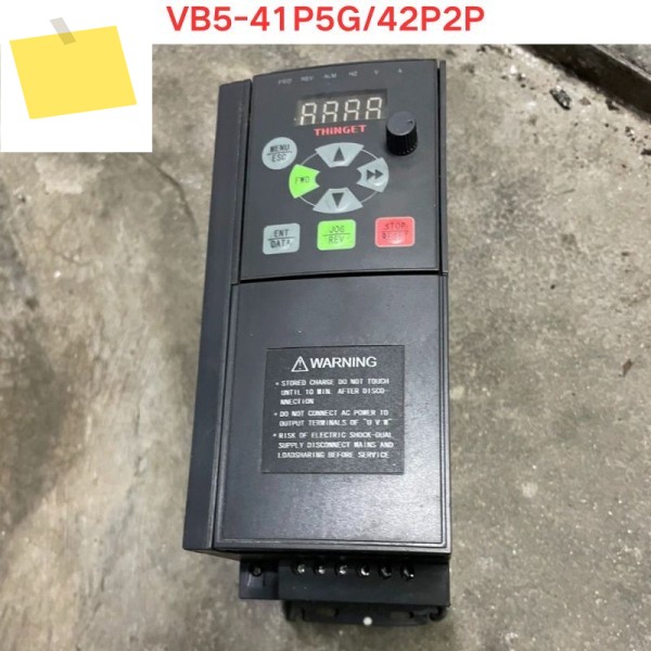 중고 Xinjie 인버터 VB5-41P5G-42P2P 기능 테스트는 정상입니다. 2025년 제품 이미지