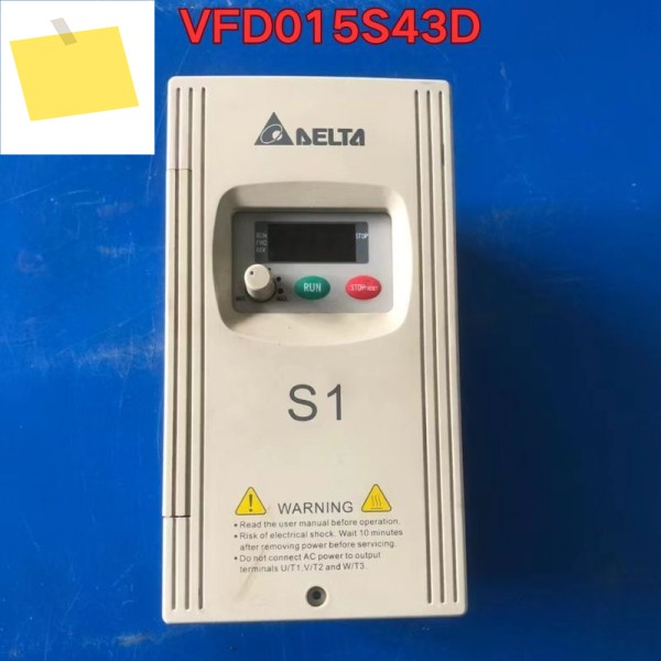 중고 인버터 VFD015S43D 기능 테스트는 정상입니다. 최신 제품 이미지