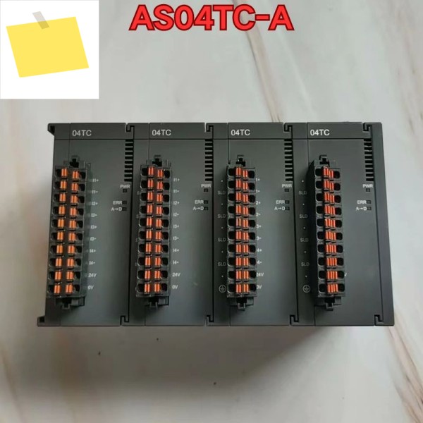 중고 PLC 모듈 AS04TC-A 기능 테스트는 정상입니다. 최신 제품 이미지