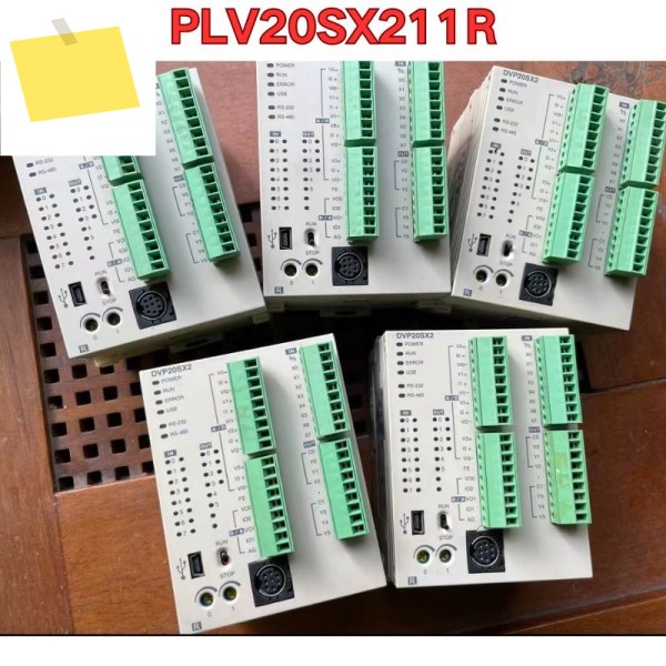 중고 PLC 모듈 PLV20SX211R 기능 테스트는 정상입니다. 2025년 8월 최신 제품 이미지