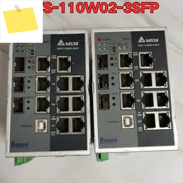 중고 분해된 산업용 네트워크 관리 스위치 DVS-110W02-3SFP는 정상적으로 작동합니다. 11월 입니다 제품 이미지