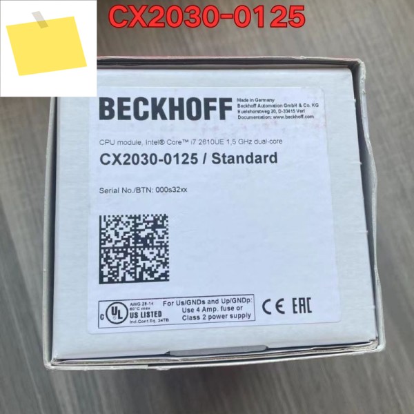 신품 PLC 모듈 CX2030-0125 2025년 제품 이미지