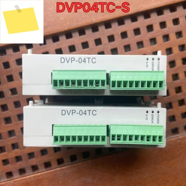 중고 PLC 모듈 DVP04TC-S 기능 테스트는 정상입니다. 원본 정통 제품 이미지