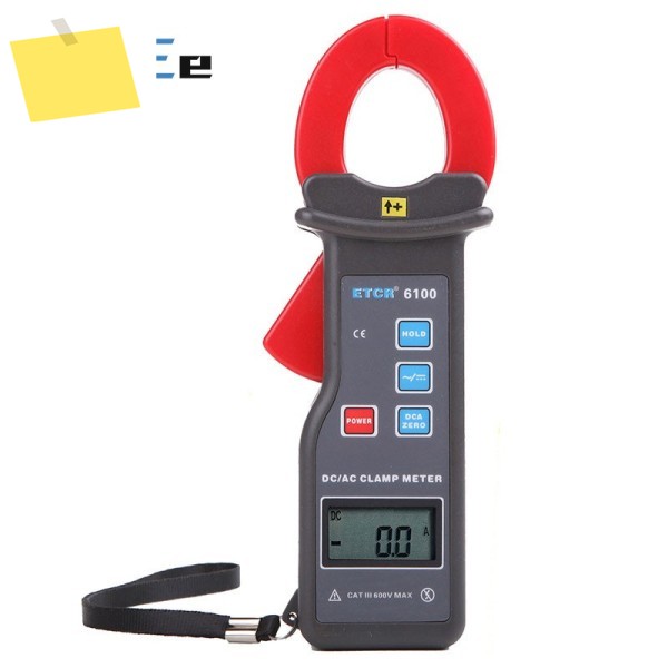 ETCR6100ETCR6300 ACDC 클램프 미터 0-1000A0.001mA-60A 전류 누출 감지고정밀 디지털 LCD 디스플레이 제품 이미지