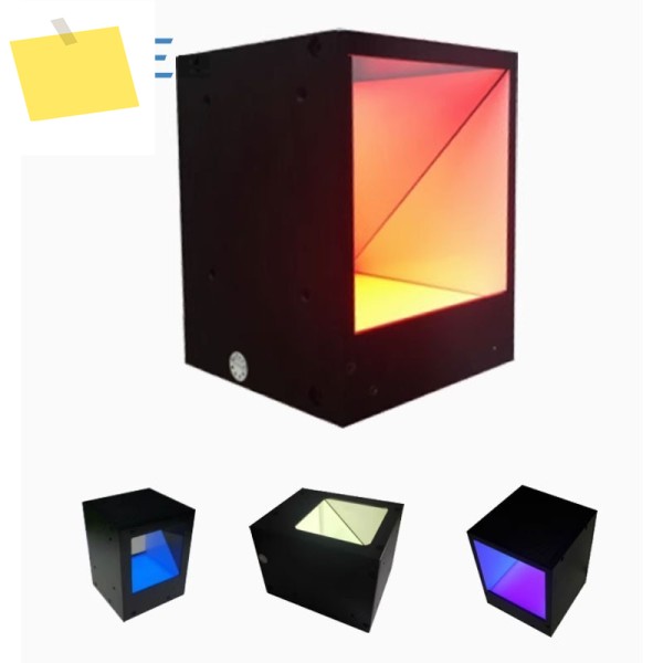 JS-CUL 동축 머신 비전 라이트 120x120140x140180x100mm LED 화이트블루그린레드 산업용 카메라용 고균일성 제품 이미지