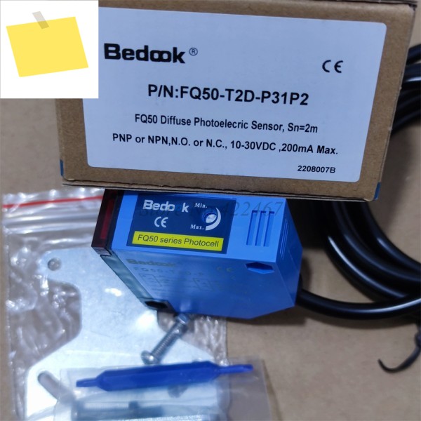 Bedook 광전 스위치 센서 FQ50-T2D-P31P2, 새제품 제품 이미지