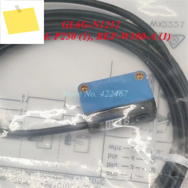 미니어처 광전 센서 GL6G-N1212 1060811 포함, P250 1, BEF-W100-A 1PC 병 제품 이미지