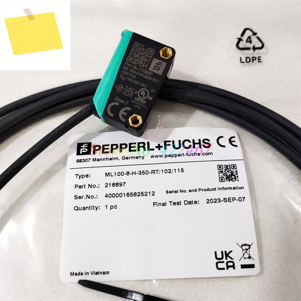 PEPPERL + FUCHS 정품, ML100-8-H-350-RT, 102115 216897, 1PC, 새제품 제품 이미지