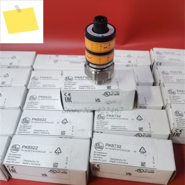 IFM 정품 압력 스위치, 직관 포인트 설정, PK6732 PK-100-SFP14-HCPKGUSW, 1PC, 새제품 제품 이미지