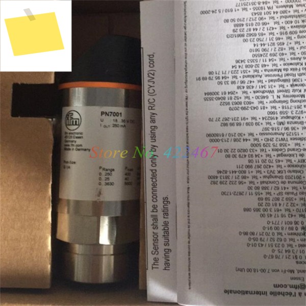 1PC IFM 디스플레이 PN7001 PN-250-SBR14-QFRKGUS V가 포함된 새 원본 정품 압력 센서 제품 이미지