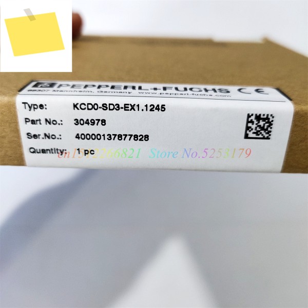 페퍼 및 푹신한 안전 장벽 KCD0-SD3-Ex1.1245, 새제품 제품 이미지