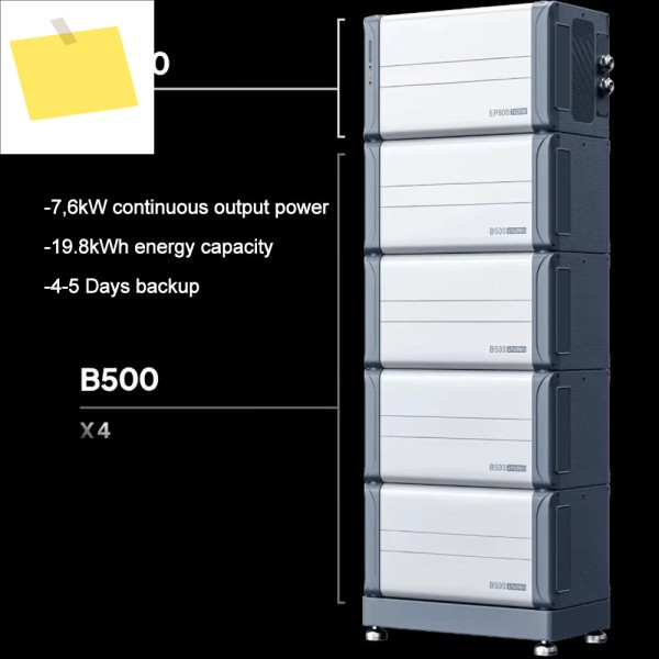 블루에티 7.6KW 태양광 배터리 저장장치 230V400V 분리형 단상 10KWh20KWh 리튬인산철 에너지 시스템 가정사무실상업용 제품 이미지