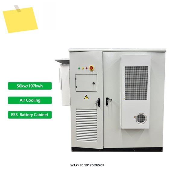 704V 280Ah 리튬 배터리 197kwh ESS HV 캐비닛 솔리스 50kw 하이브리드 태양광 인버터 올인원 야외 제품 이미지