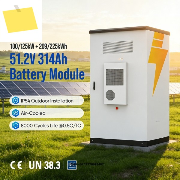 썬아크 125KW 올인원 BESS 60kwh 리튬 이온 배터리 에너지 저장 시스템 제품 이미지