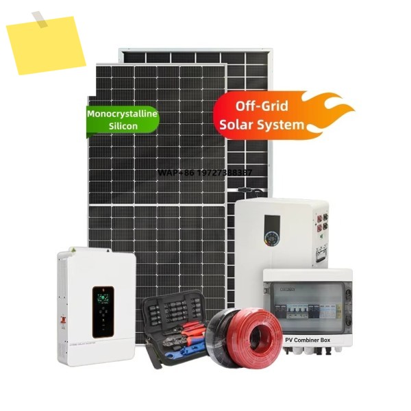올인원 10kW 오프그리드 태양광 발전 시스템 키트 가정용 전기 MPPT 컨트롤러 풀세트 포함 제품 이미지