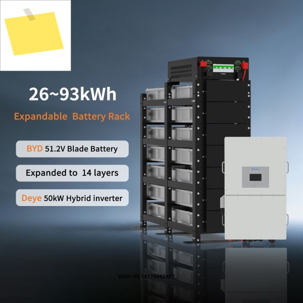 폴란드 고전압 BYD 블레이드 배터리 26KWH 태양광 에너지 시스템 358.4V 716.8V 가정용 저장 장치 제품 이미지