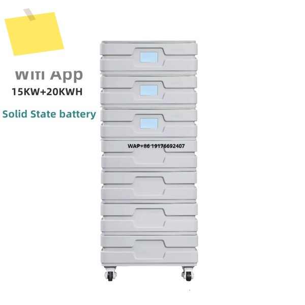 15kw 태양광 인버터+스태커 20kwh 배터리 그룹 와이파이 앱 하이브리드 그리드 발전소 고체 에너지 저장 제품 이미지