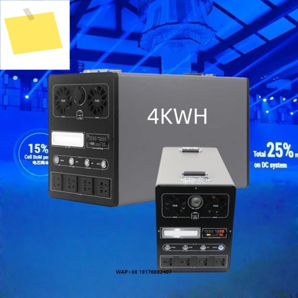 4KW 3000W 태양광 발전기 휴대용 리튬 파워 스테이션 및 최고의 제품 이미지