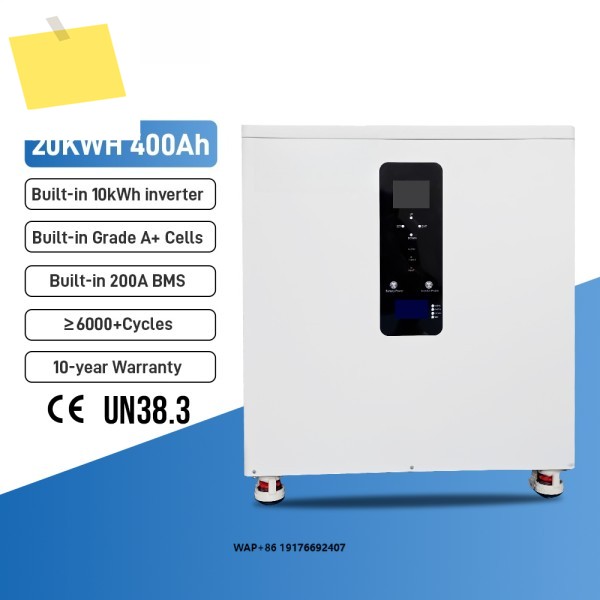 올인원 51.2V 400Ah 20kwh 리튬 배터리+ 10KW 인버터 단상삼상 가정용 에너지 저장 시스템 제품 이미지