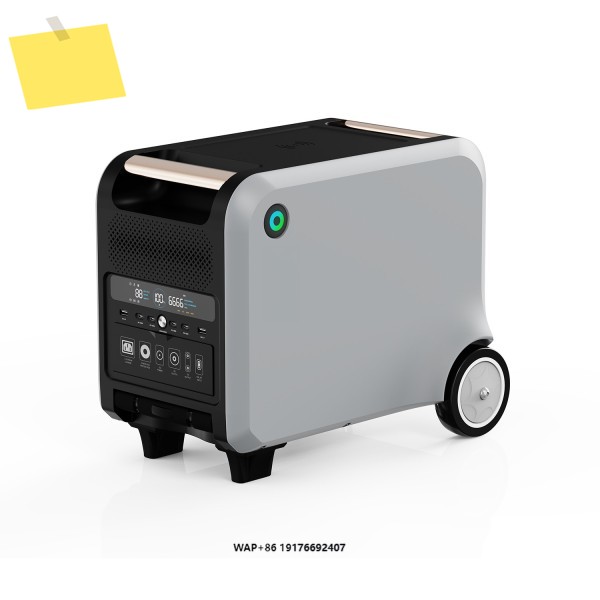 OMMO 2048Wh 야외용 태양광 발전기 순수 정현파 20ms UPS 휴대용 전원 장치 패널 판넬 판네루 포함 제품 이미지