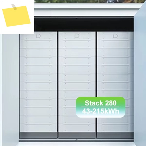 다이네스 스택280 51.2V 40KWH 태양광 에너지 저장 LiFePO4 배터리 레벨 A 셀 314ah 시스템 제품 이미지