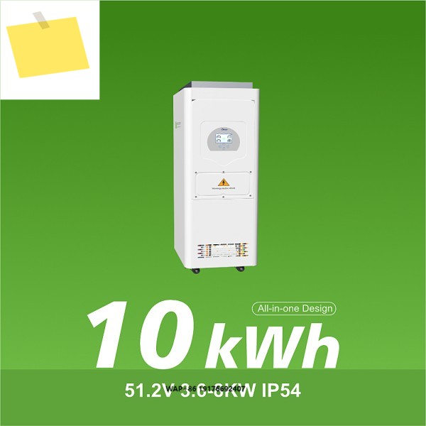 올인원 8kw 하이브리드 에너지 시스템 단상 통합형 10kwh 리튬인산철 배터리 스마트 컨트롤러 포함 제품 이미지