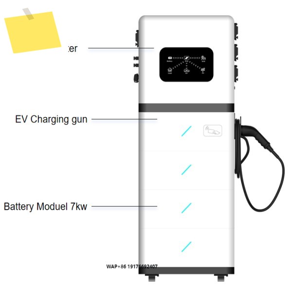 휴대용 올인원 7kw 하이브리드 인버터 태양광 에너지 시스템 110v IP65 Lifepo4 EV 충전기 타입 2 저장 15kwh 제품 이미지