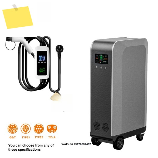 8000W 30KWH GBT 타입1 텔라 중국 제조업체 휴대용 배터리 휠 모바일 파워 뱅크 전기차 제품 이미지
